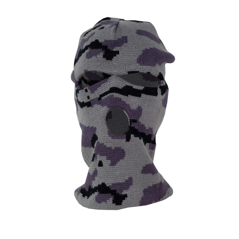 Dolce & Gabbana Black Cotton Knitted Ski Mask Balaclava Hat