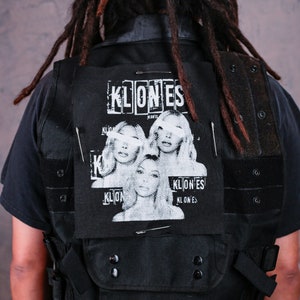Punk Patch Patchwork Clothing Screenprint Patch Punk Clothing Emo Goth Fashion Style Patches Grunge Style