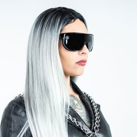 Rave Techno Sunglasses Y2K Fashion Accessories Trendy Glasses Men Women  Unisex Futuristic -  Sweden