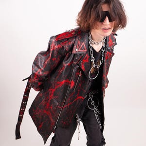 Roestvrijstalen ketting ketting zware dikke zilveren dikke sieraden punk gothic alternatief grunge industriële emo alt kleding metaal