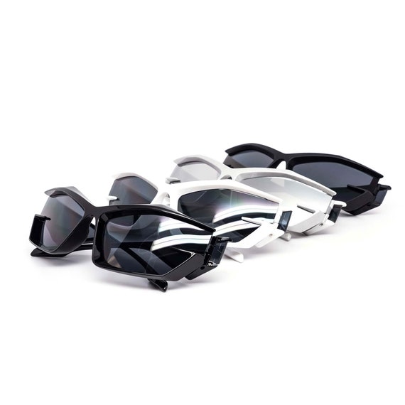 Rave Techno Sunglasses Y2K Fashion Accessories Trendy Glasses Men Women  Unisex Futuristic -  Canada