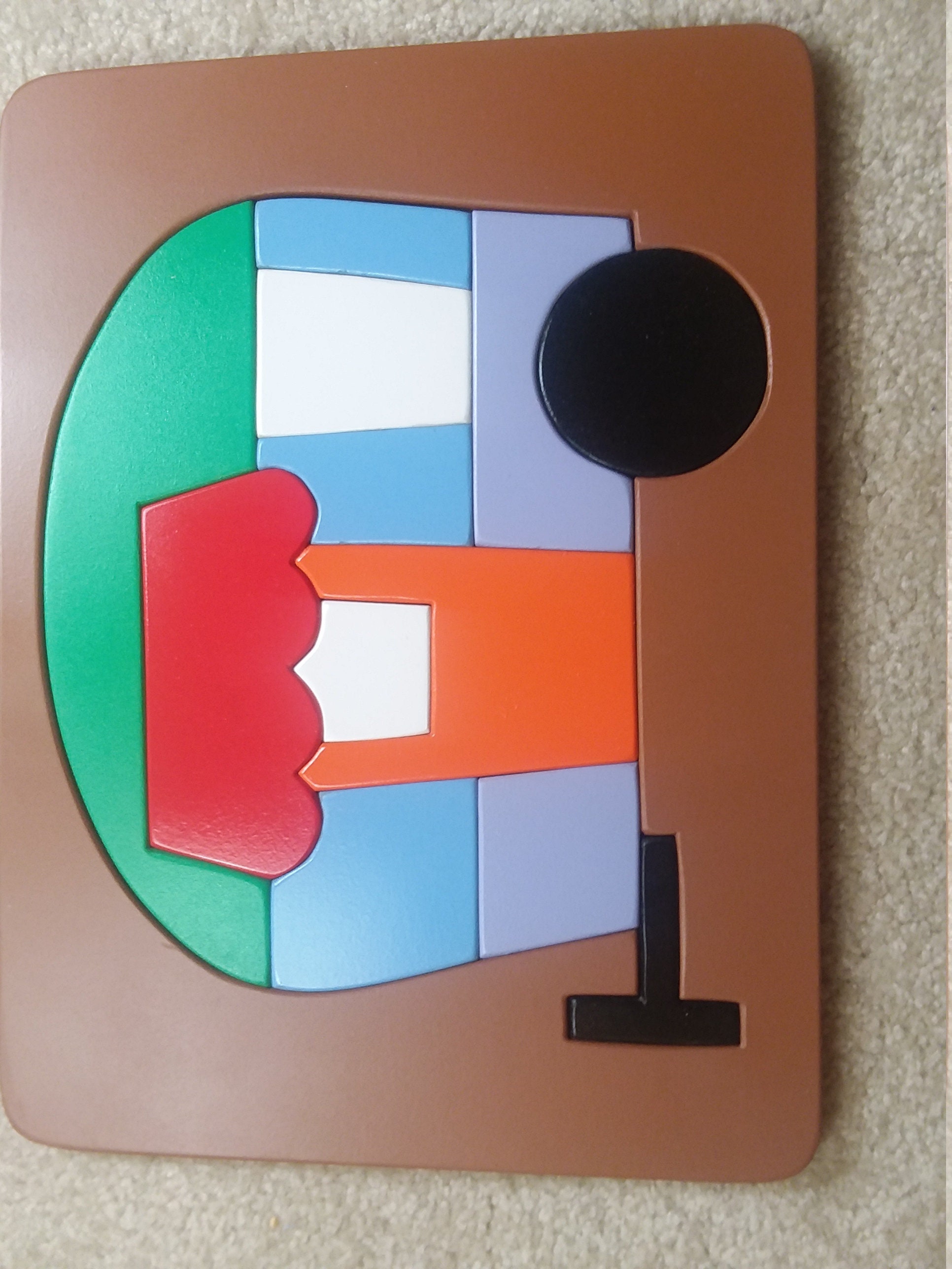 Wooden Tray Puzzle for Children or Toddlers Travel Trailer Etsy