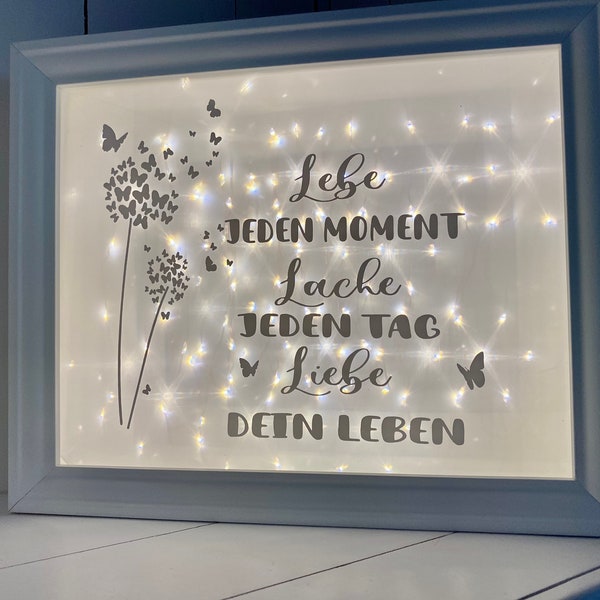 Bilderrahmen spruch Etsy.de