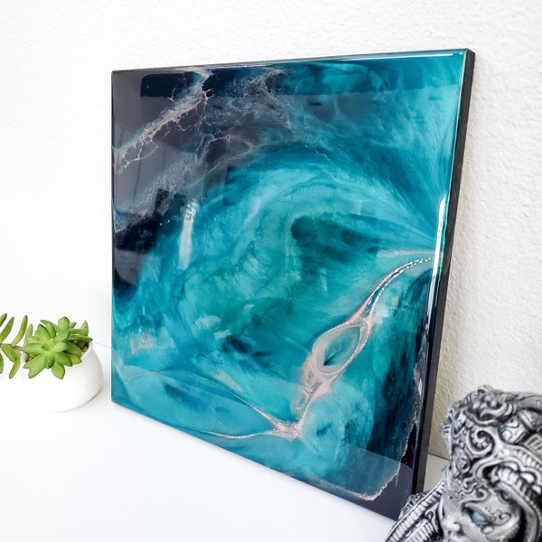 Resin Abstract Art Etsy