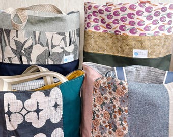 Large Canvas Tote Bag – Reusable Cotton Shoulder Bag | Heavy Duty, Eco-Friendly, Everyday Tote