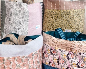 Large Canvas Tote Bag – Reusable Cotton Shoulder Bag | Heavy Duty, Eco-Friendly, Everyday Tote