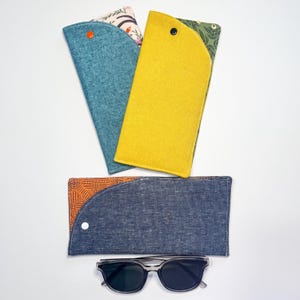 Eyeglasses Case | Soft Fabric Sunglasses Pouch | Lightweight & Travel Friendly