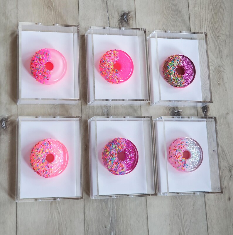 Donut Modern Sculpture, Colorful, Donut Wall Art, Gallery Wall Art