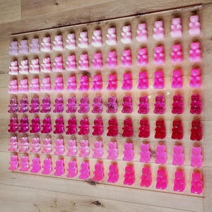 Vibrant Large Resin Bear Wall Art: Whimsical Framed Modern Wall Decor