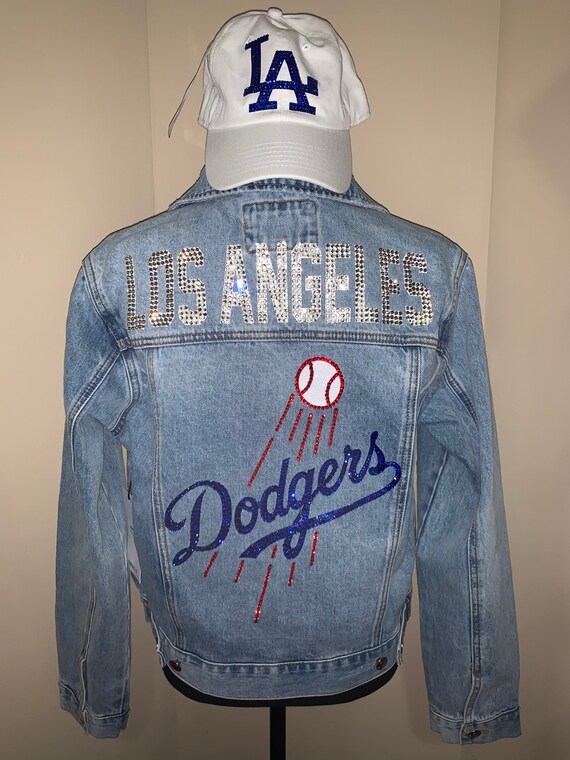 dodgers jean jacket