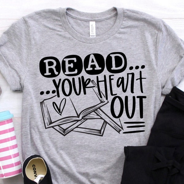 Read Your Heart Out Shirt, Librarian Shirt, Librarian T-Shirt, School Librarian Shirt, Reading Specialist Shirt, Reading Shirt, Reading