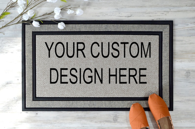 Custom Doormat Personalized Doormat Design Your Own Doormat Etsy