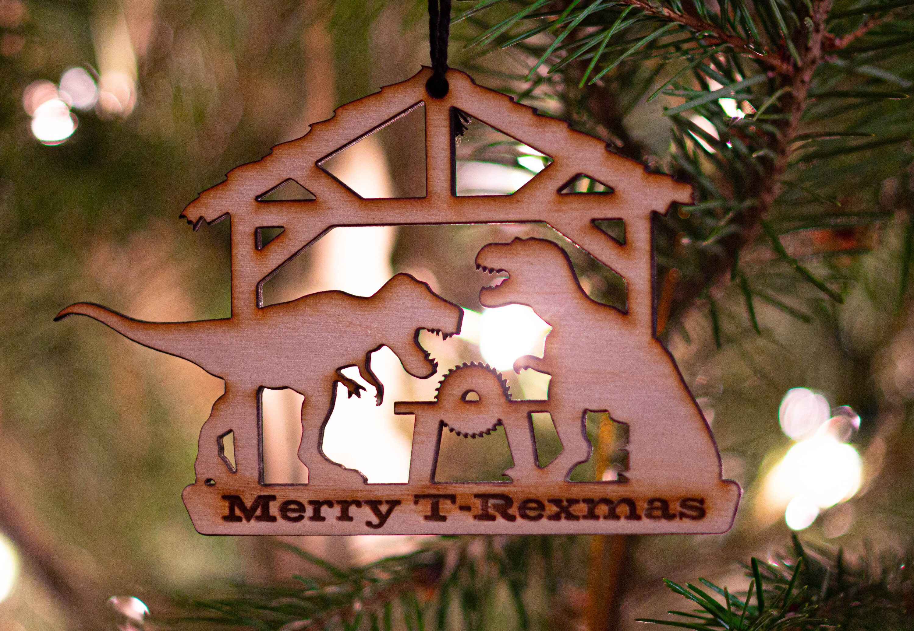 Two T rexes Fighting Over A Table Saw Ornament Etsy Two T rexes Fighting Over A Table Saw Ornament Etsy