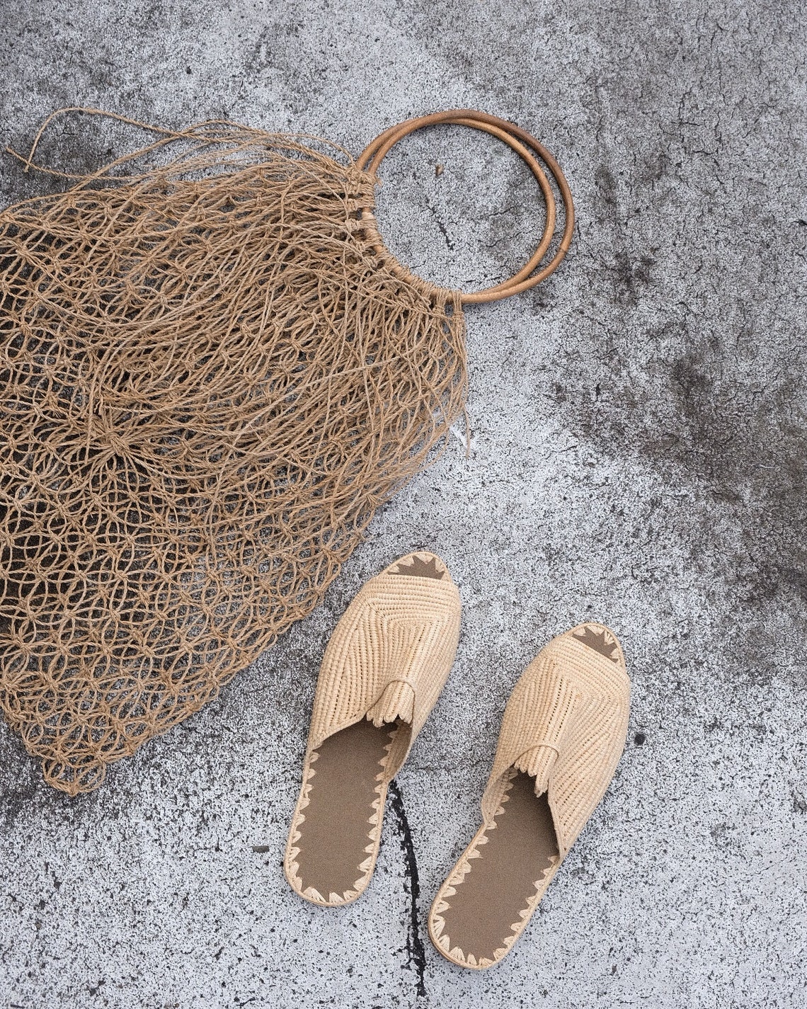 brother vellies tuesday leather & raffia mules
