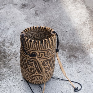 Borneo Backpack - woven bali bag