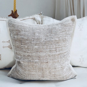 Savanna - Handmade Cotton and Burlap woven Cushion Cover