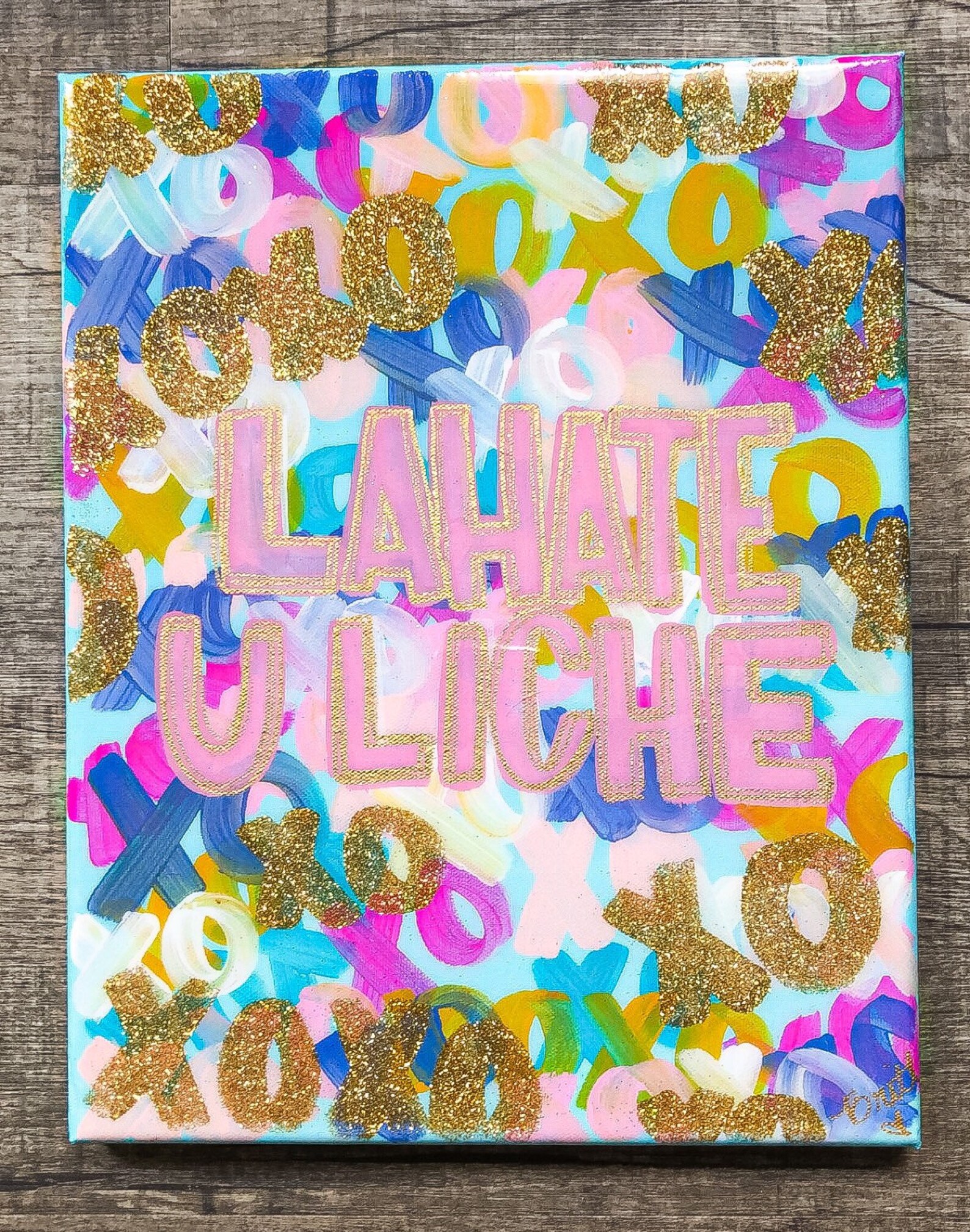 College XOXO Xoxo Painting Dorm Painting Dorm Decor Wall Etsy