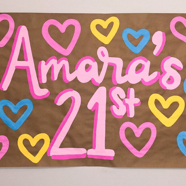 Paint Party Banner - Etsy