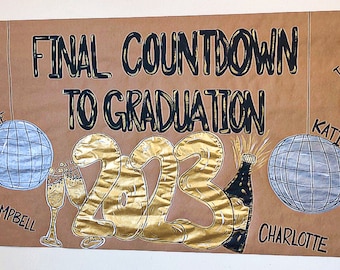 Graduation Banner Hand Painted - Etsy