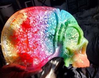 Schedel Rolling Tray - Regenboog