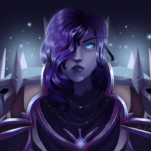 Custom World of Warcraft Portrait | No AI