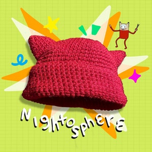 Crocheted Nightosphere Hat from Adventure Time Beanie Handmade