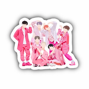 BTS ''boy With Luv' STICKER - Etsy
