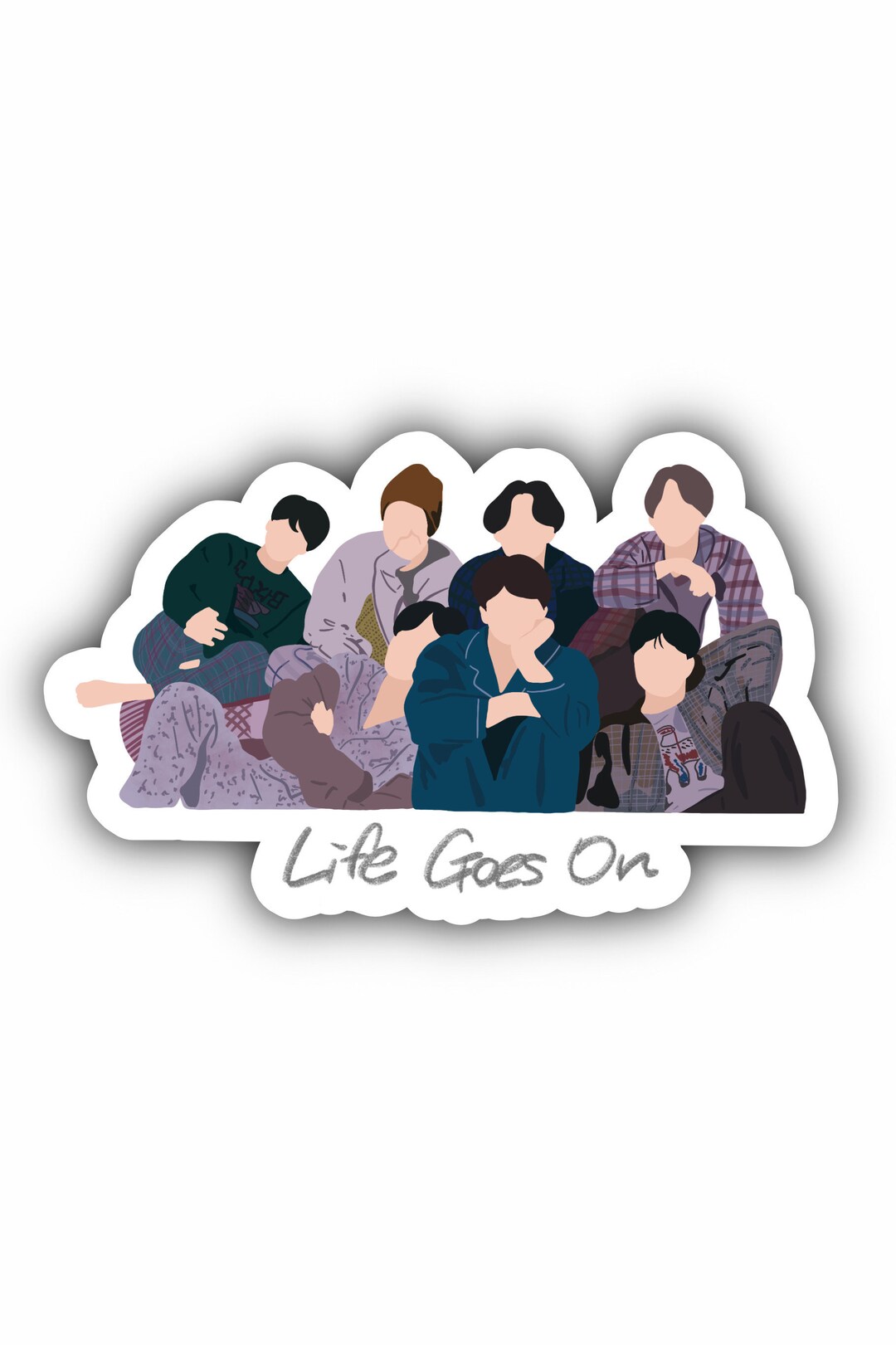 BTS ‘’life Goes On’’ MV STICKER - Etsy