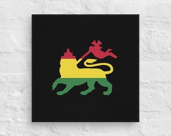 Lion of Judah Canvas Graphic Print Wall Art – Spiritual Home Decor
