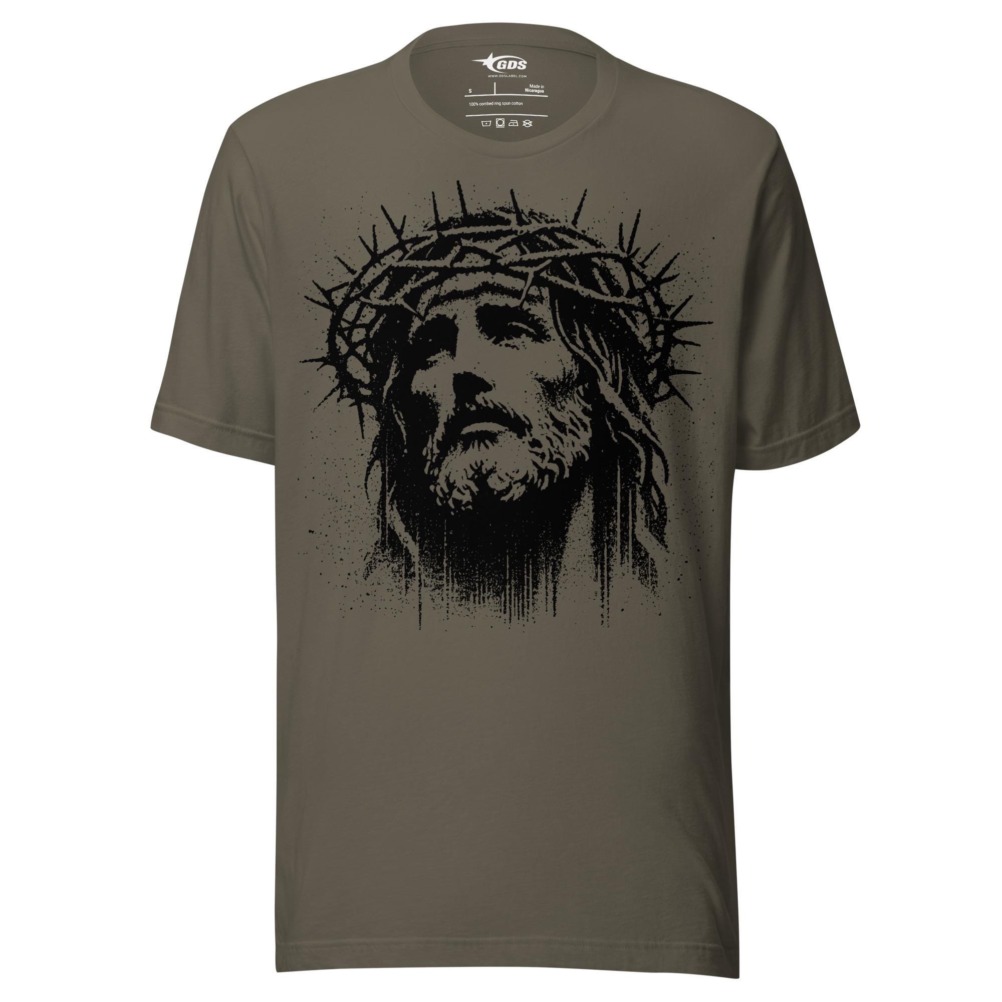 Jesus Thorn Crown Unisex T-shirt – Minimal Christian Tee With Bold