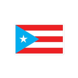 Jute-Brisuren-Aufkleber - Blaues Design für Boricua Pride, Laptops, Autos & Alltags-Repping