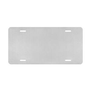 Jesus Is Lord Vanity License Plate – Bold Black & White Christian Car Tag Message