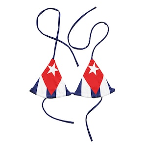 Cuba Flag Swimsuit / Cuba Clothing / Cuban Flag Colors
