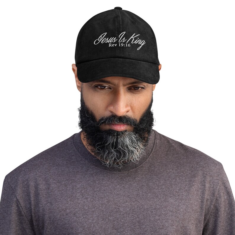 Jesus Is King Corduroy Hat