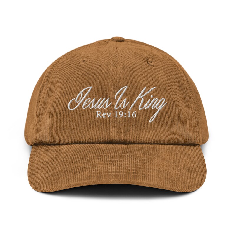 Jesus Is King Corduroy Hat