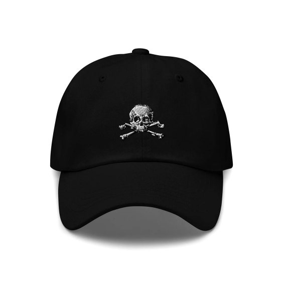 Hustle New TL Hustle Skull Blessed Rose Embroidery Snapback