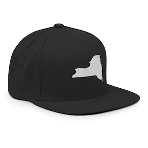 New York Snapback Hat Embroidered Empire State Pride NYC 90s Style Green Brim New York City Cap East Coast Lifestyle Headwear