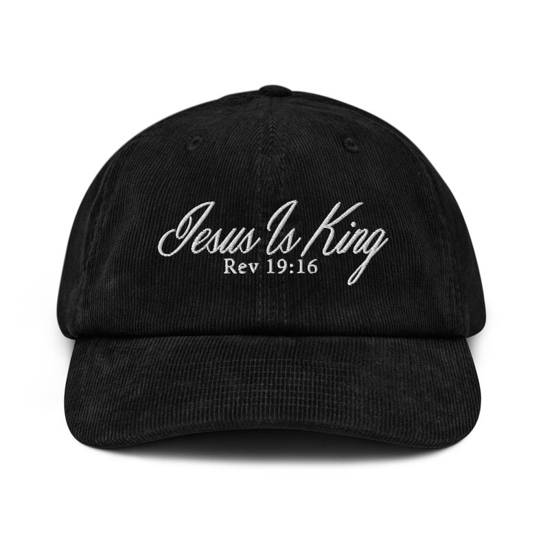 Jesus Is King Corduroy Hat