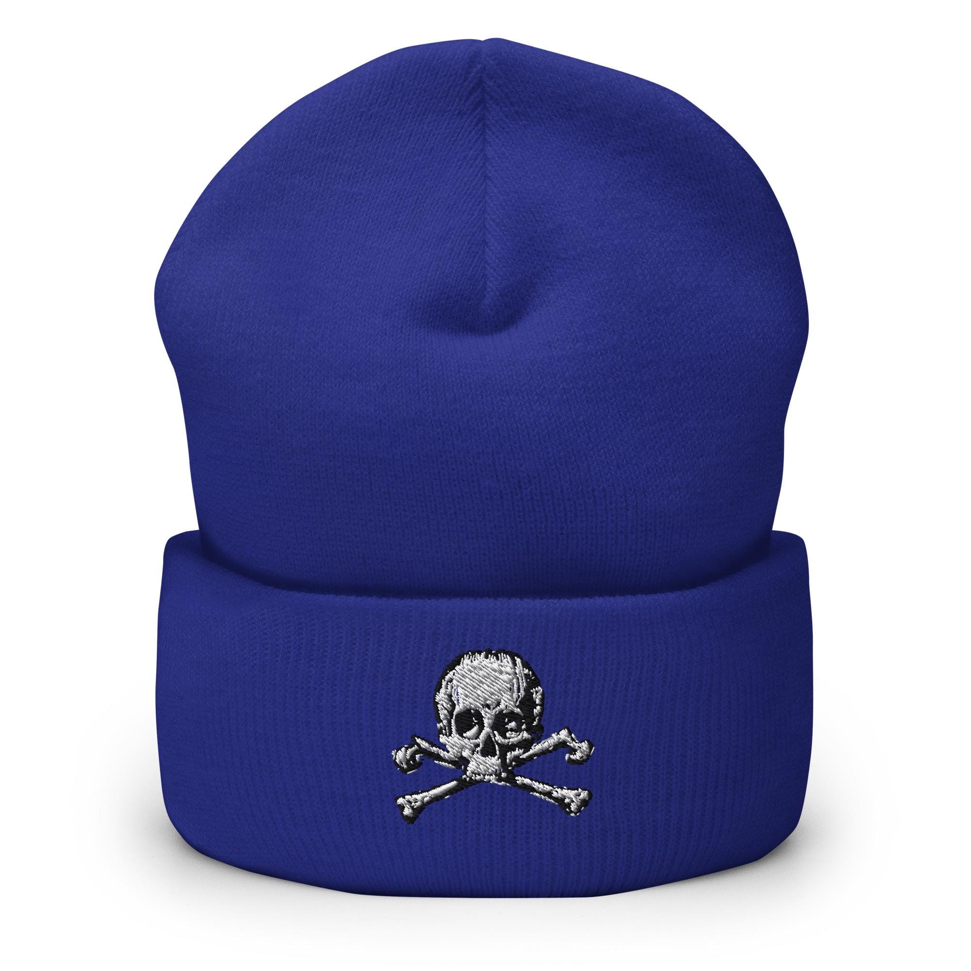 帽子 Glo Skull Beanie(blue) Syna World Big Logo Skull Beanie Blue Men's - FW24 - US
