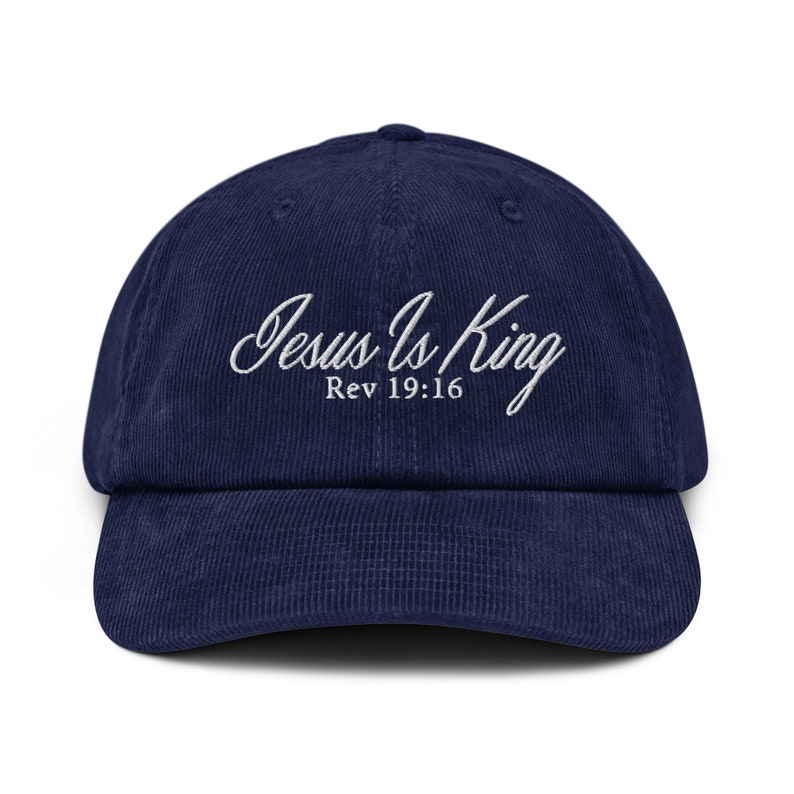 Jesus Is King Corduroy Hat