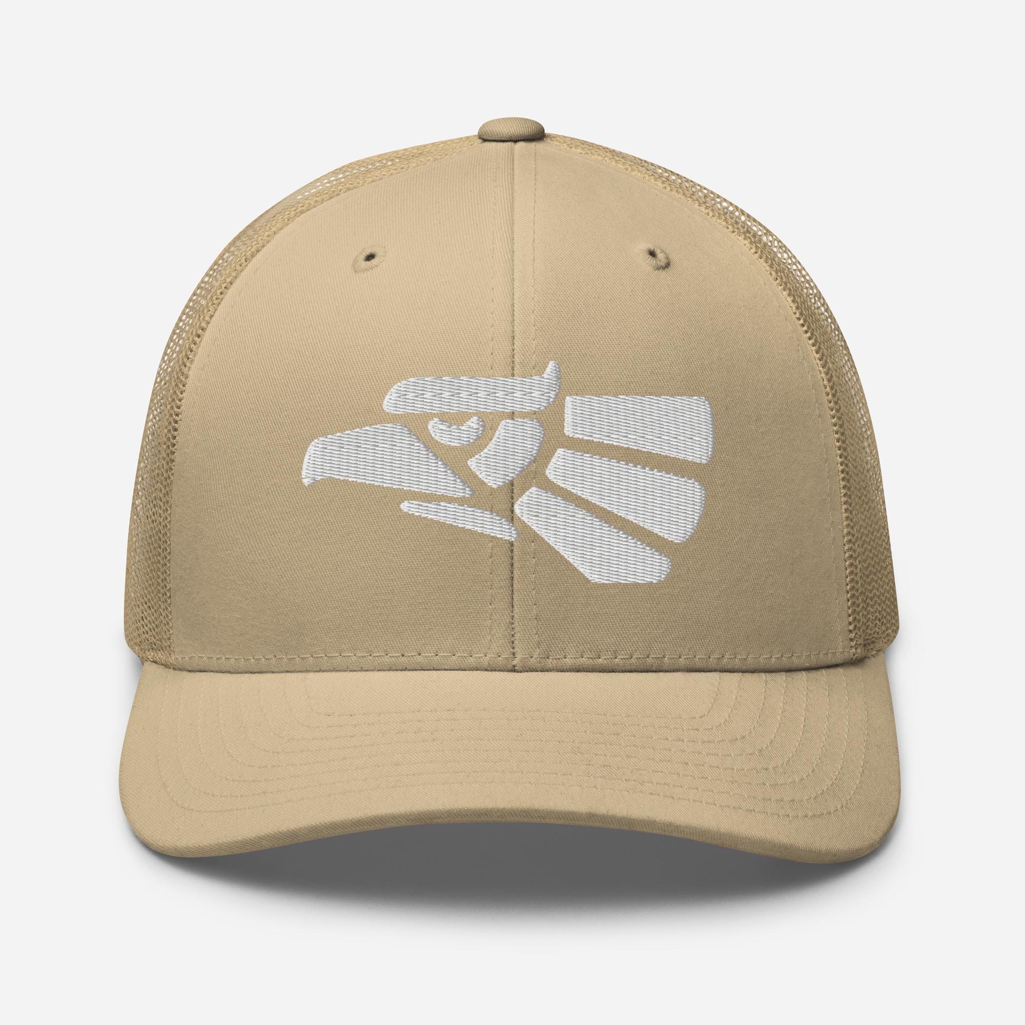 Von Dutch TRUCKER BAKER - Casquette - white/tan/blanc