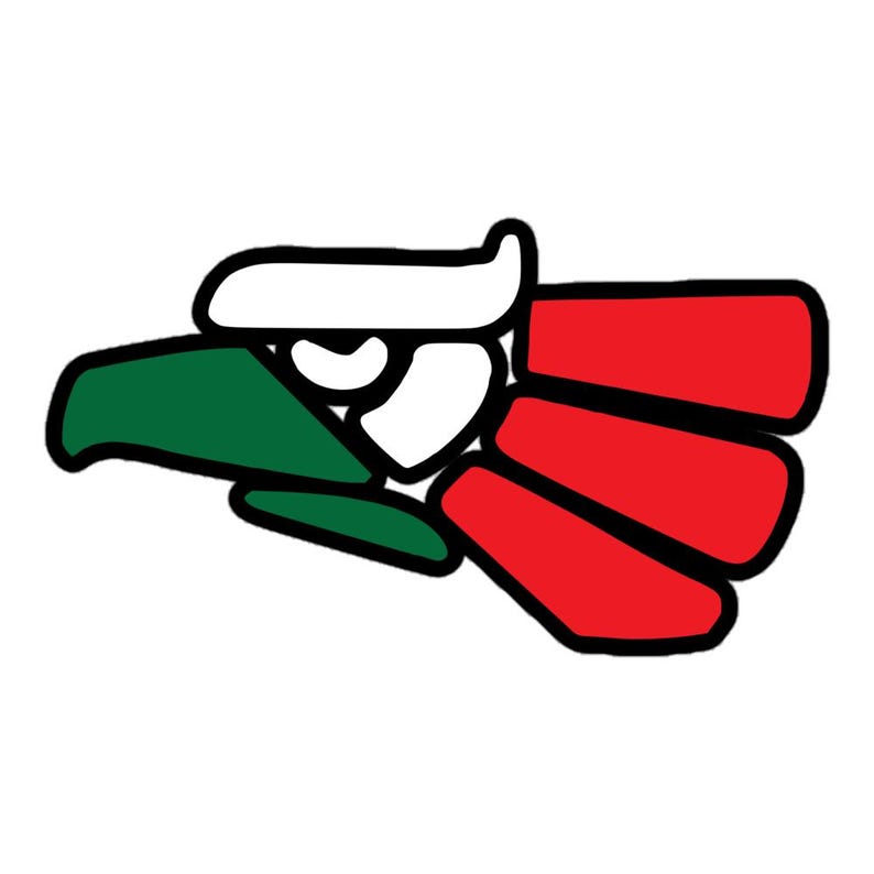 Aztec Mexican Eagle Sticker – Bubble-free Vinyl Decal, Aztec Eagle ...