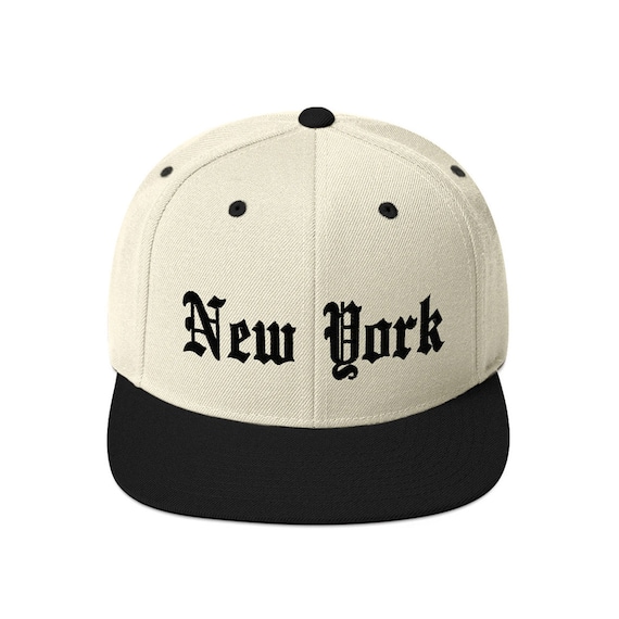 帽子 80s 90s new york times cap old English New York City Cap - Old English Vintage Classic Baseball