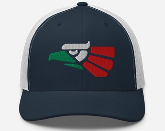Aztec Eagle Trucker Cap Embroidered - Mexican National Pride  display picture 3