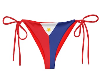 Bas de bikini string philippin - Maillots de bain inspirés de Manille, Cebu et Boracay, Essentiel pour les plages tropicales, Mode au bord de la piscine