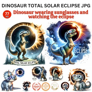 Dinosaur totale zonsverduistering JPG clipart, Amerika Totality totale zonsverduistering, dinosaurus zonsverduistering, Amerika zonsverduistering, commercieel gebruik