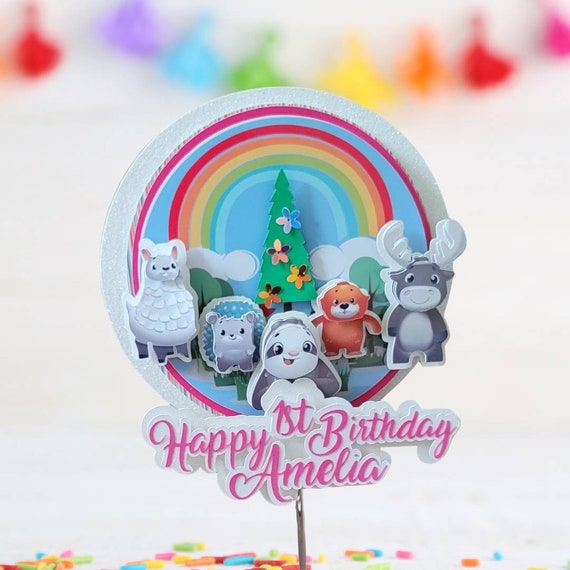 Linkimals 3D Cake Topper, Linkimal Birthday, Linkimal Cake Topper
