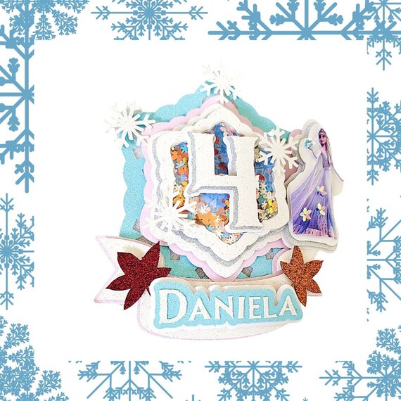 Frozen Cake Topper / Frozen Party / Elsa Frozen / Frozen 2 Cake Topper