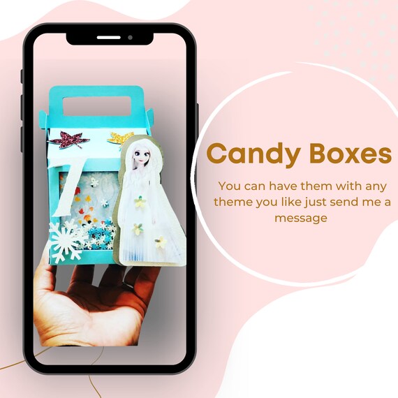 Frozen Candy Boxes/ Treat Boxes/ Favor Boxes/ Candy Boxes