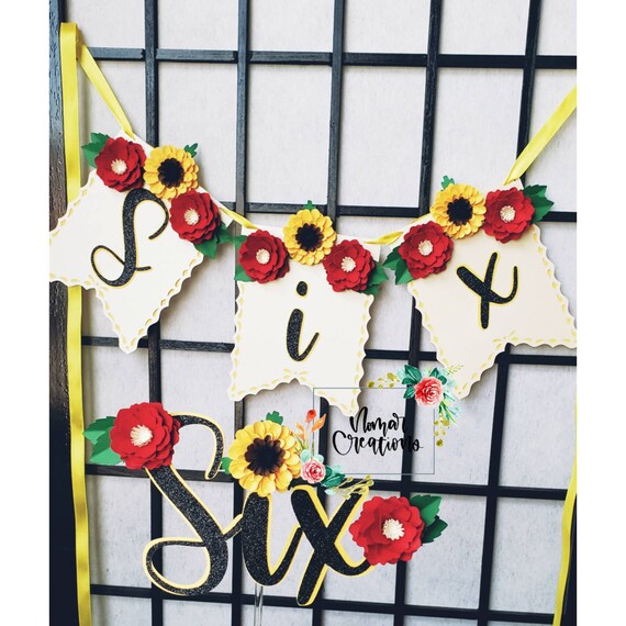 Sunflowers Birthday Banner to add to your Birthday Celebration